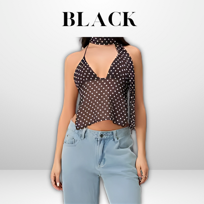 Viral Polka Dot Halter Top