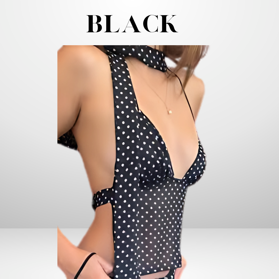 Viral Polka Dot Halter Top